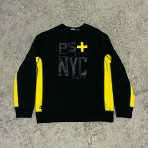 Black & Yellow Polo Sweatshirt